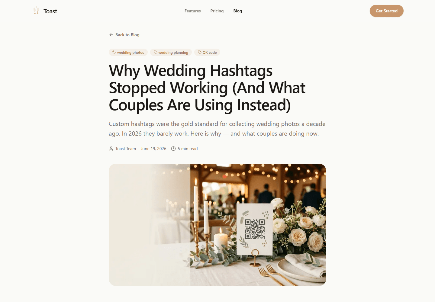 Why wedding hashtags stopped working screenshot